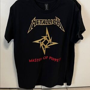 Metallica Master of Puppets Black T-Shirt